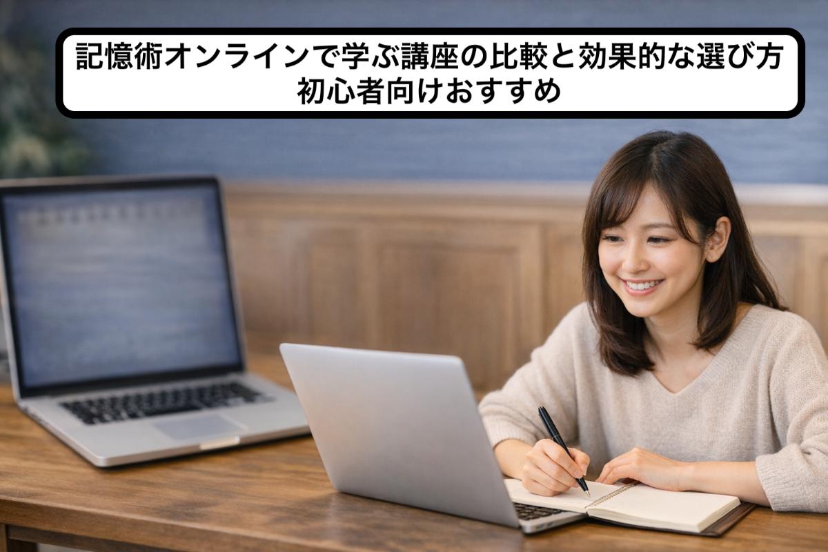 記憶術オンラインで学ぶ講座の比較と効果的な選び方|初心者向けおすすめ
